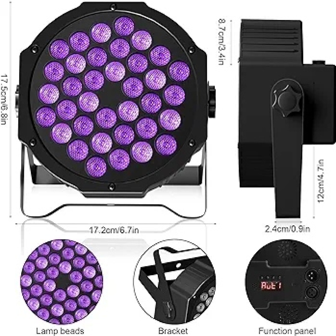 Foco Ultravioleta 36 Led Flúor