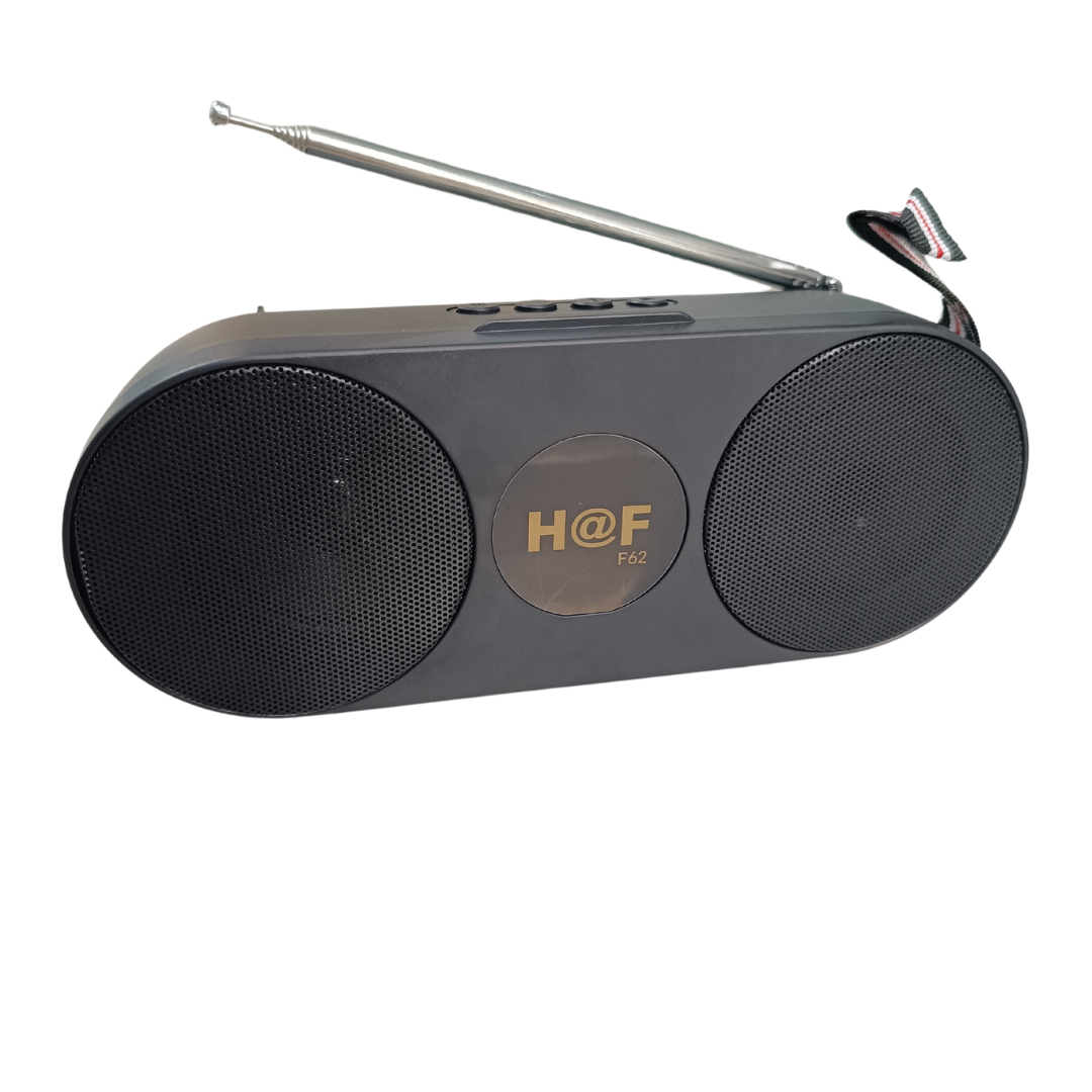 Radio Solar y Recargable F-62 con Soporte para Celular