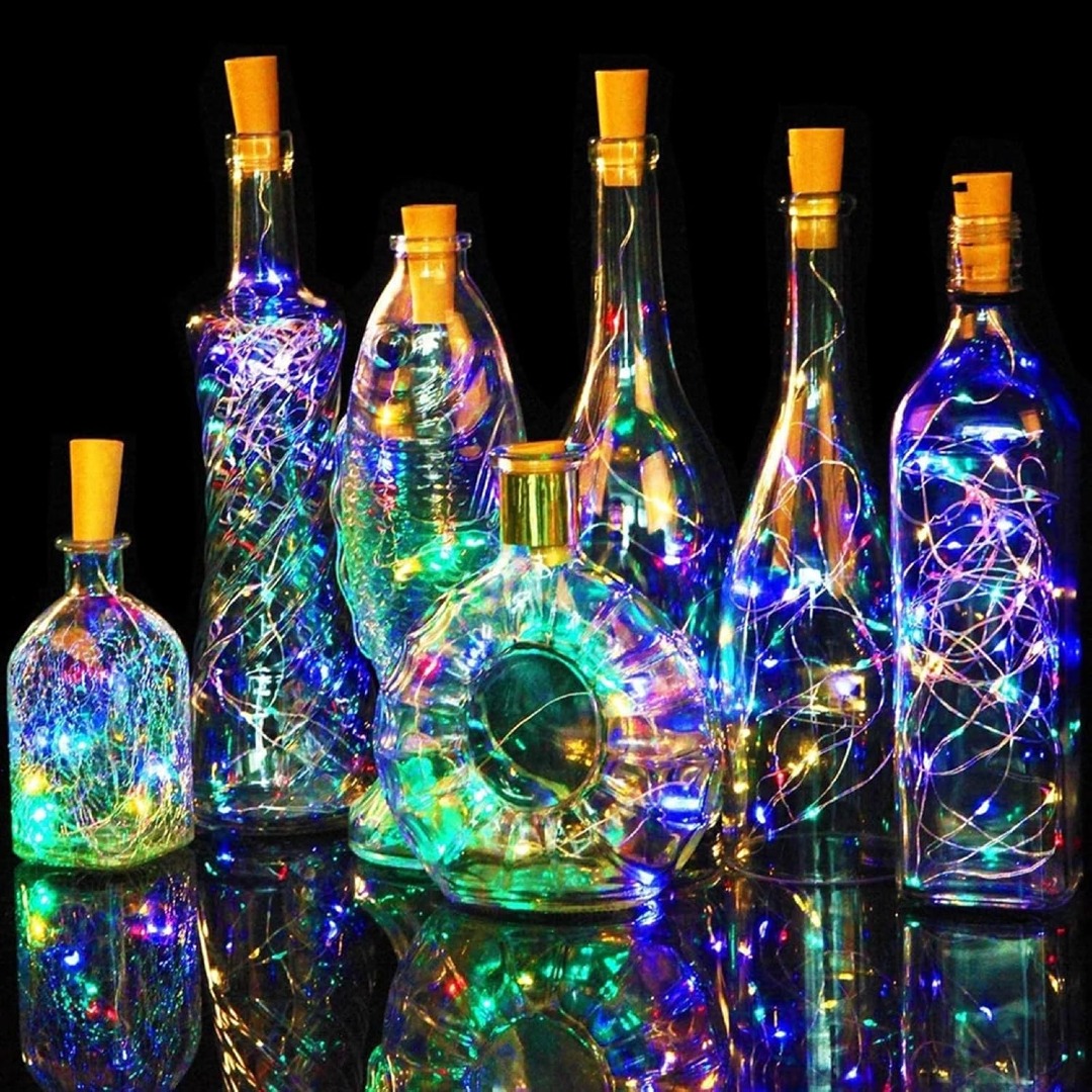 Luz Corcho Led Hada Multicolor