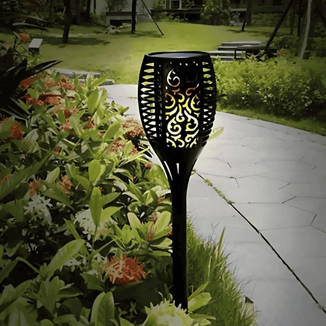Antorcha Solar Efecto Fuego de 50 Cms.