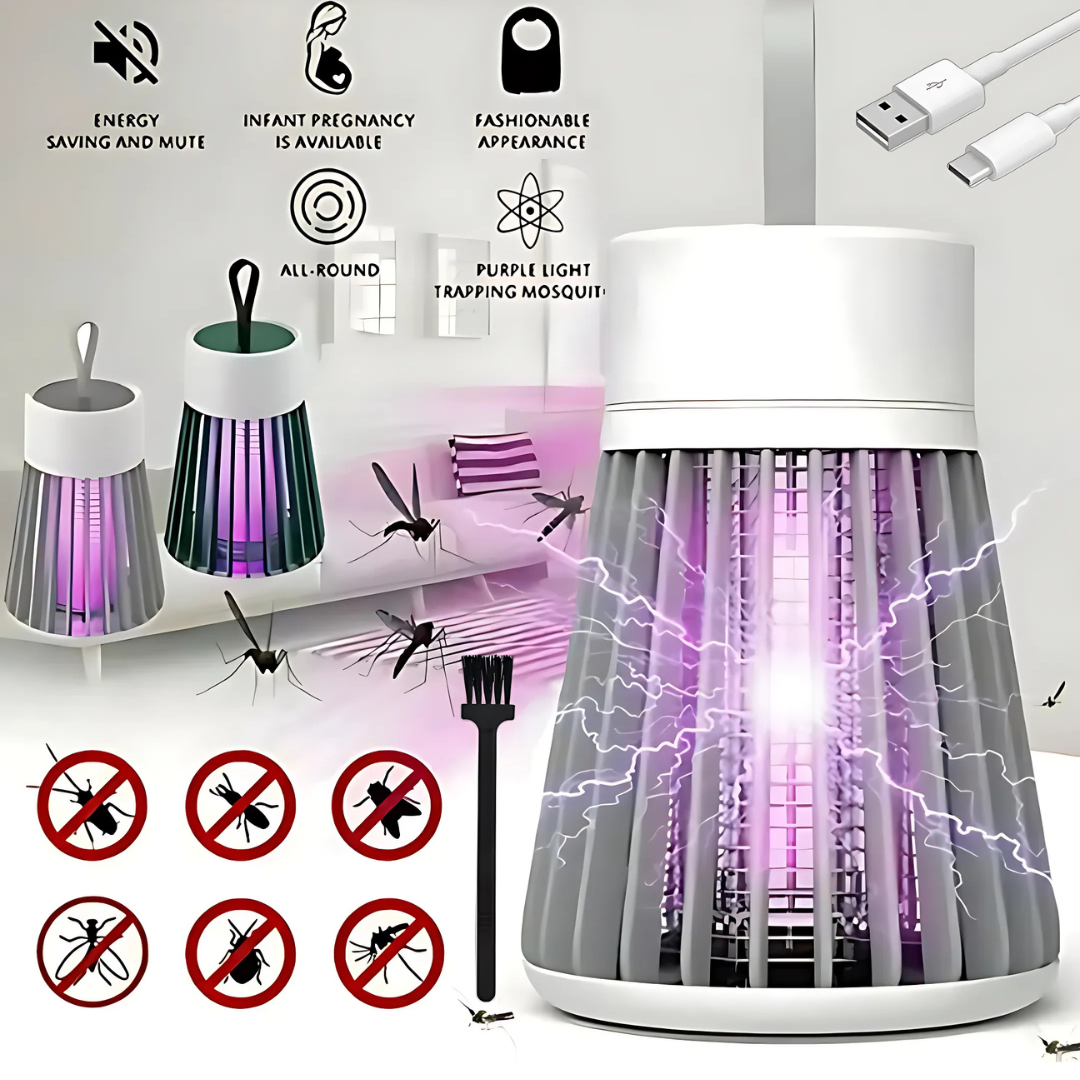Lámpara UV Mata Mosquitos, Moscas y Zancudos carga USB
