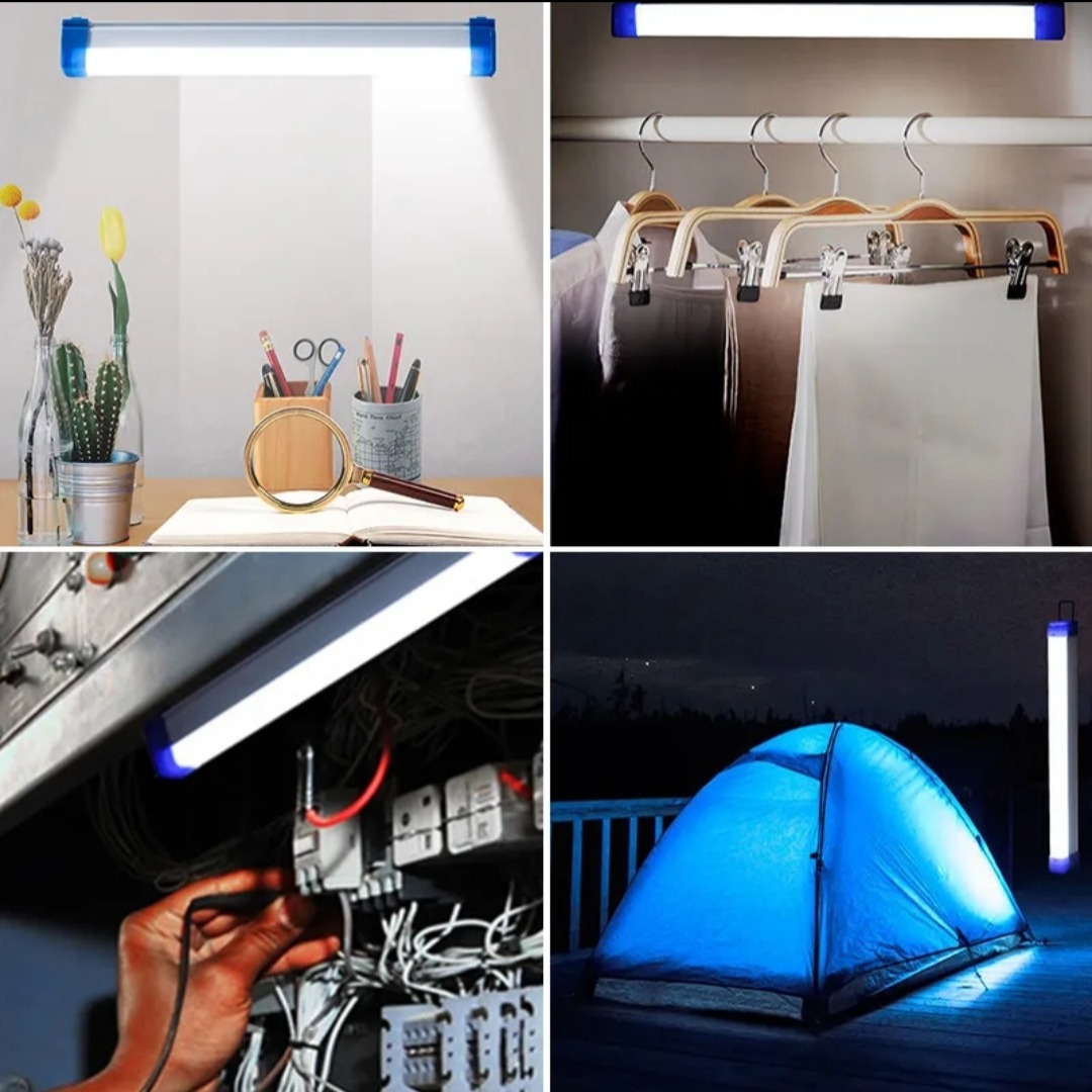 Tubo Led de Emergencia 52 Cms. Portátil Recargable con Imán