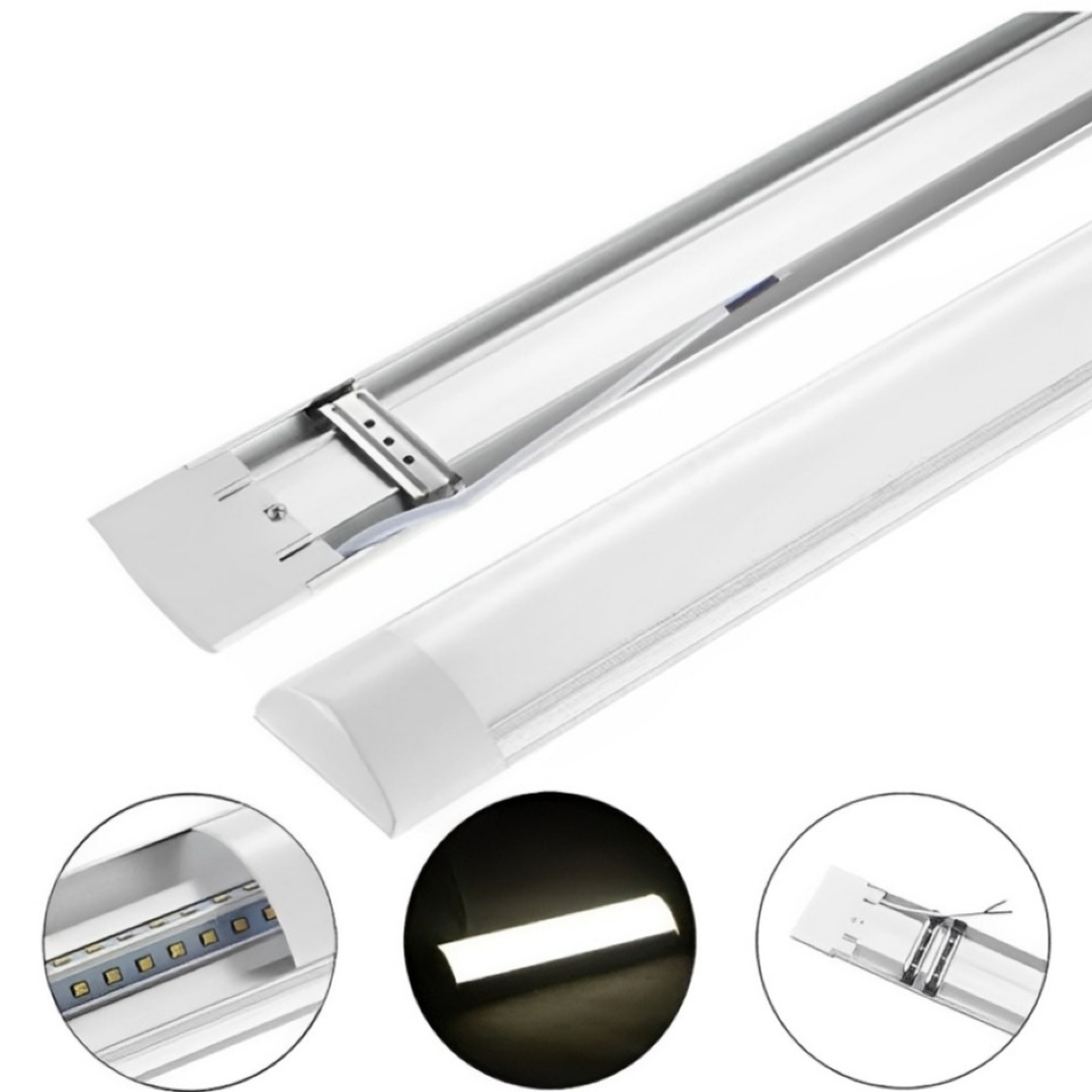 Tubo Led 36W. Blanco Frío con Base de 120 Cms.