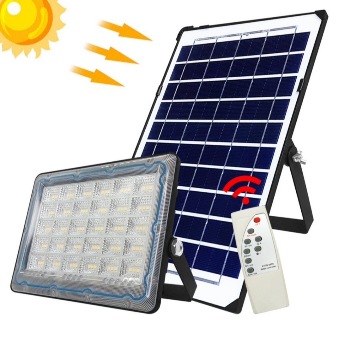 Foco LED 300W TASBEL IP66 Con Panel Solar y Control Remoto