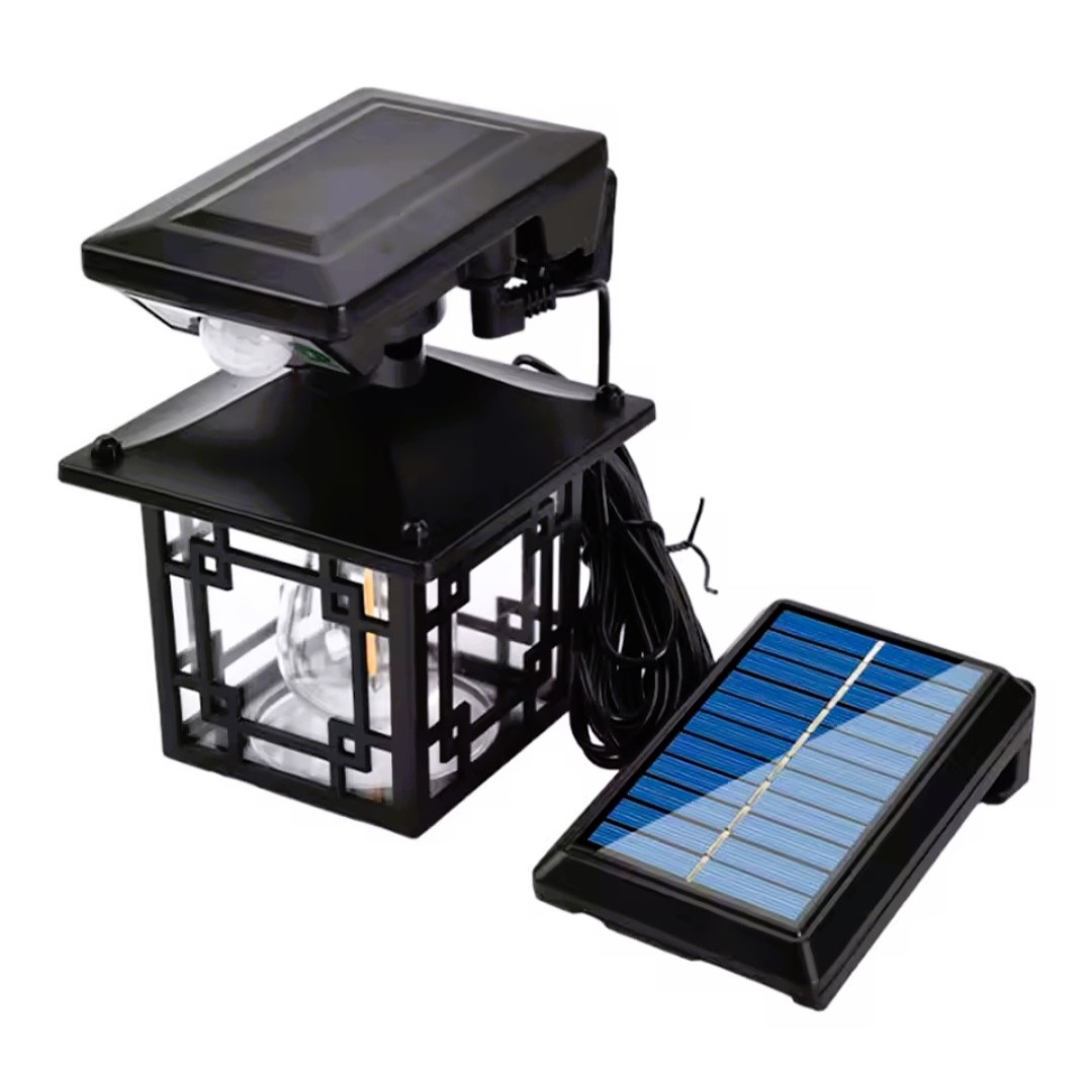 Apliqué solar de exterior con panel separado