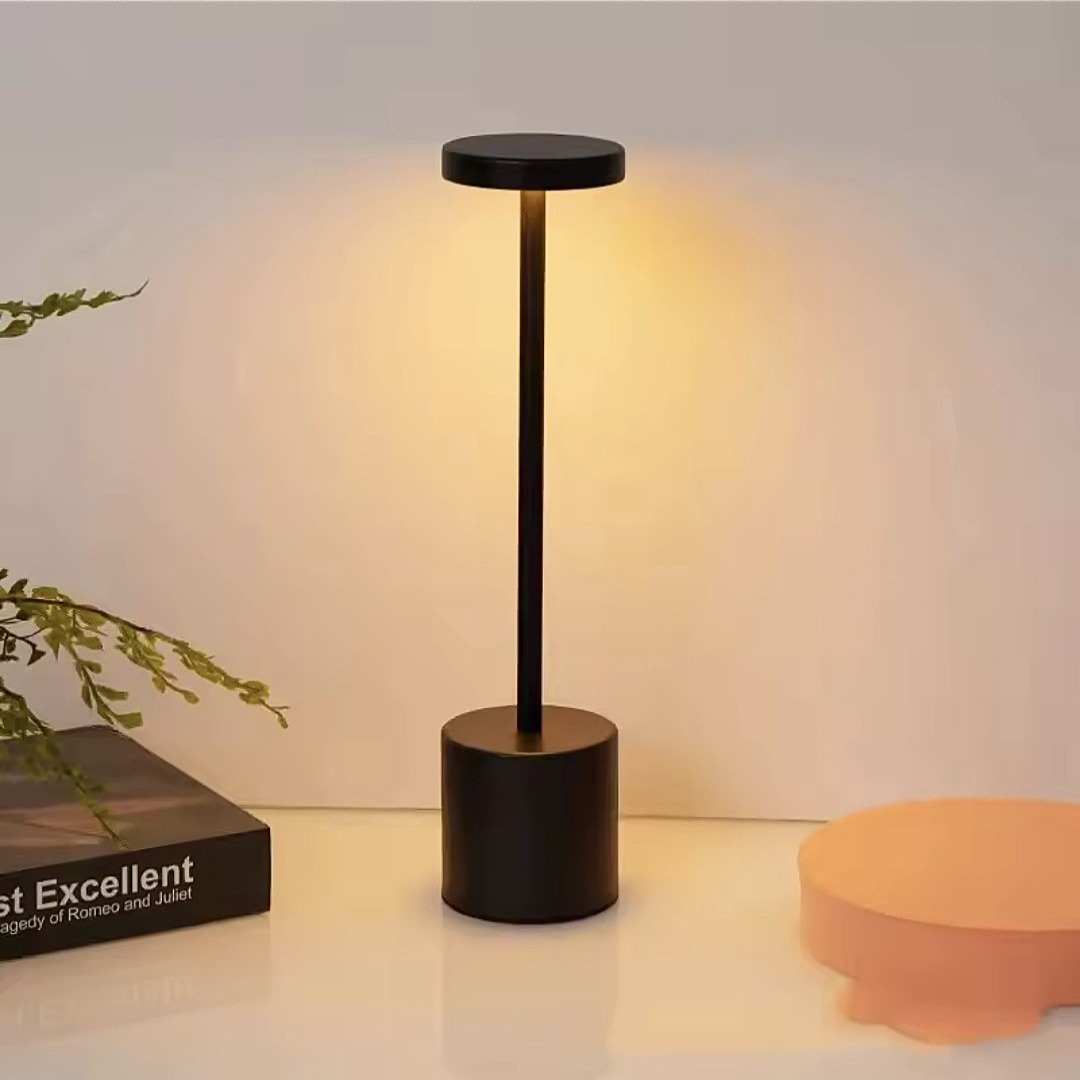 Lámpara de mesa touch recargable