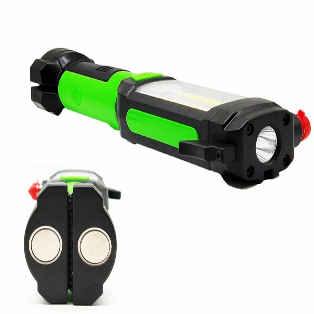Linterna Led Portátil Con Soporte Imán Farol
