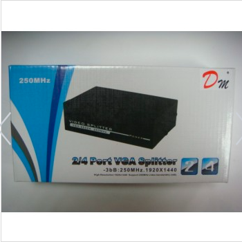 ADAPTADOR VGA SPLITTER 1 A 4 250MHZ VGA-2504A