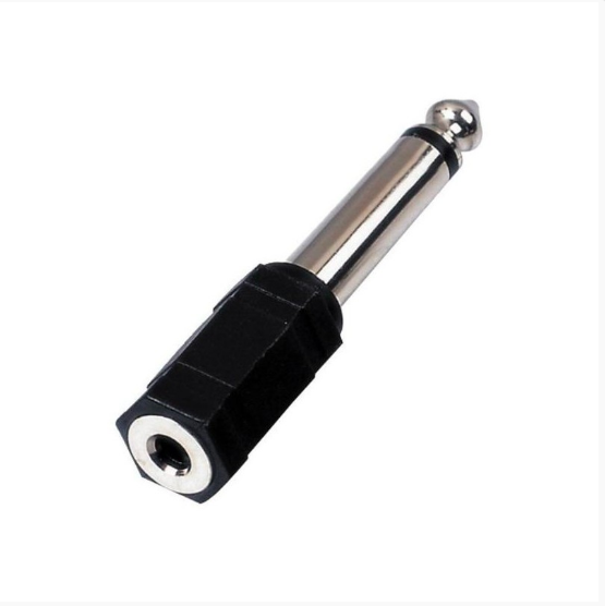 adaptador de audio jack 3.5 a 6.5 mono