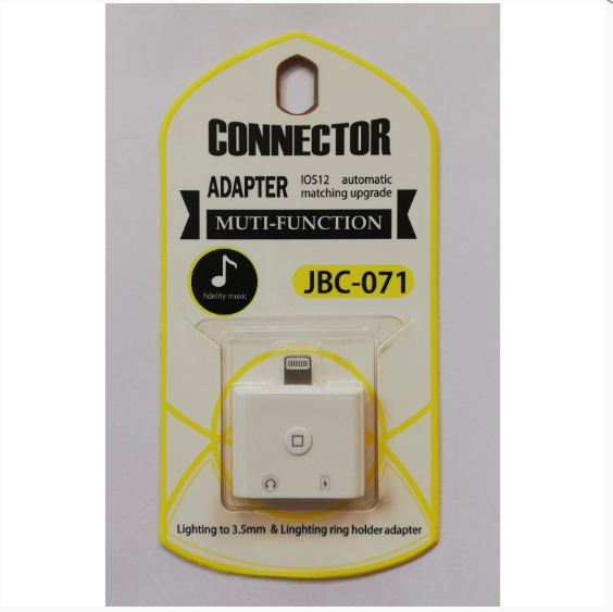 ADAPTADOR DE AUDIO Y CARGA PARA IPHONE