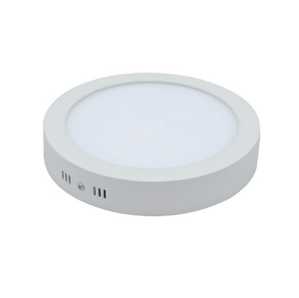 LAMPARA SOBREPONER REDONDA 12W LUZ FRIA