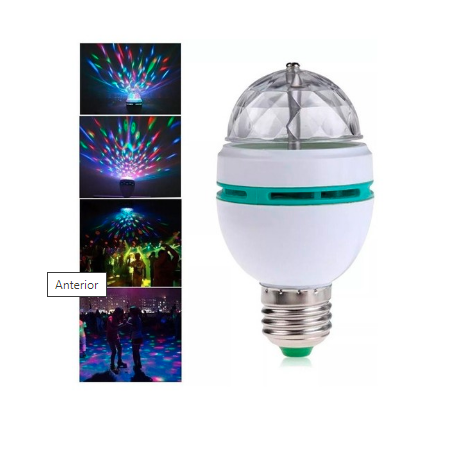 AMPOLLETA GIRATORIA LED COLORES