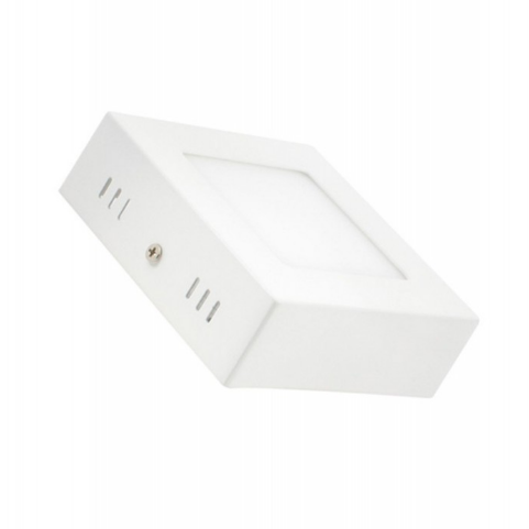 LAMPARA SOBREPONER CUADRADA 6W LUZ FRIA