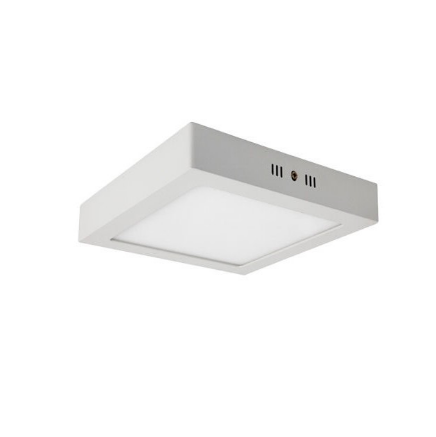 LAMPARA SOBREPONER CUADRADA 12W LUZ FRIA