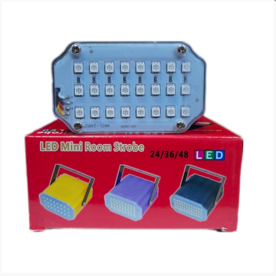 LED MINI STROBE ROOM 24 LED RGB
