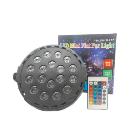 PARLED 18LED CONTROL REMOTO, RGB