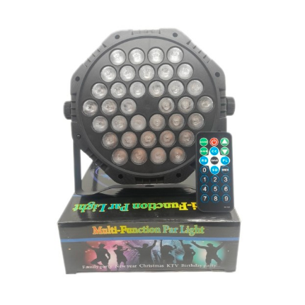 PARLED 36LED CON CONTROL REMOTO, RGB, DMX