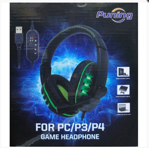 AURICULAR GAMING CON LUZ