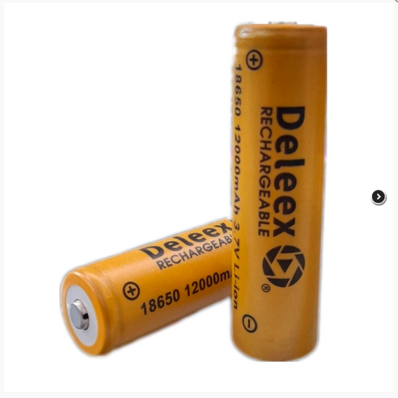 BATERIA 18650 DORADA CALIDAD