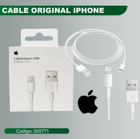 CABLE ORIGINAL IPHONE