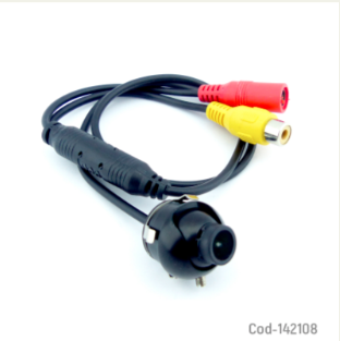 Camara Retrovisor Angulo Regulable Embutida Con Broca Y Cable Para Auto.
