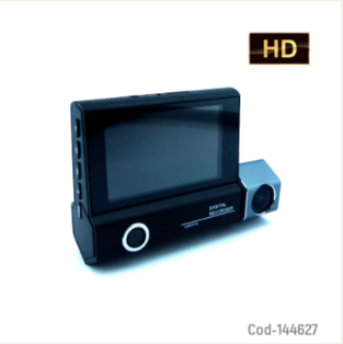 Camara DVR Para Auto Triple, De Pantalla 3”, Camara De Retroceso.