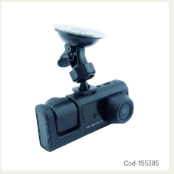 Camara DVR Doble Modelo D23 Full HD Con Pantalla De 2” Y Capacidad De Almacenamiento De 128 Gigas.