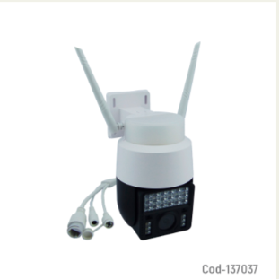 Camara De Vigilancia IP WIFI Para Exterior De 24 LED Modelo C166X-L Con Baliza