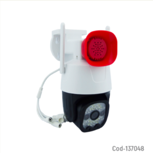 Camara De Vigilancia IP WIFI Para Exterior De 23 LED Modelo C007X-L, Con Sirena.