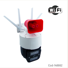 Camara De Vigilancia IP DE 20 LED Wifi Con Sirena Controlada Con App YOOSE De Alta Resolucion.