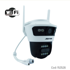 Camara De Vigilancias IP Wifi Doble Camara, 12 LED Marca JORTAN Utiliza APP YOOSE