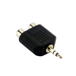 Adaptador 2 RCA A Plug 3,5Mm