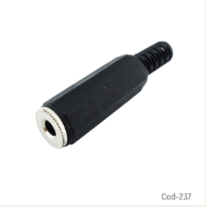 Adaptador Hembra 3,5Mm Estereo. Plastico.