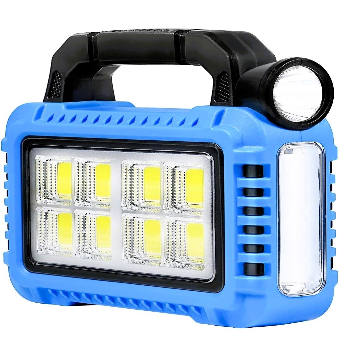 kit de emergencia con linterna 50w